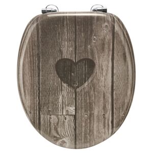 WC-Sitz 'Herz', lackiert