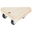 Transporthilfe 'MM1158' holzfarben 13,4 x 13,4 x 4,3 cm, 100 kg