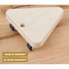Transporthilfe 'MM1158' holzfarben 13,4 x 13,4 x 4,3 cm, 100 kg
