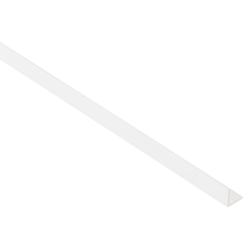 Weißer PVC-Winkel