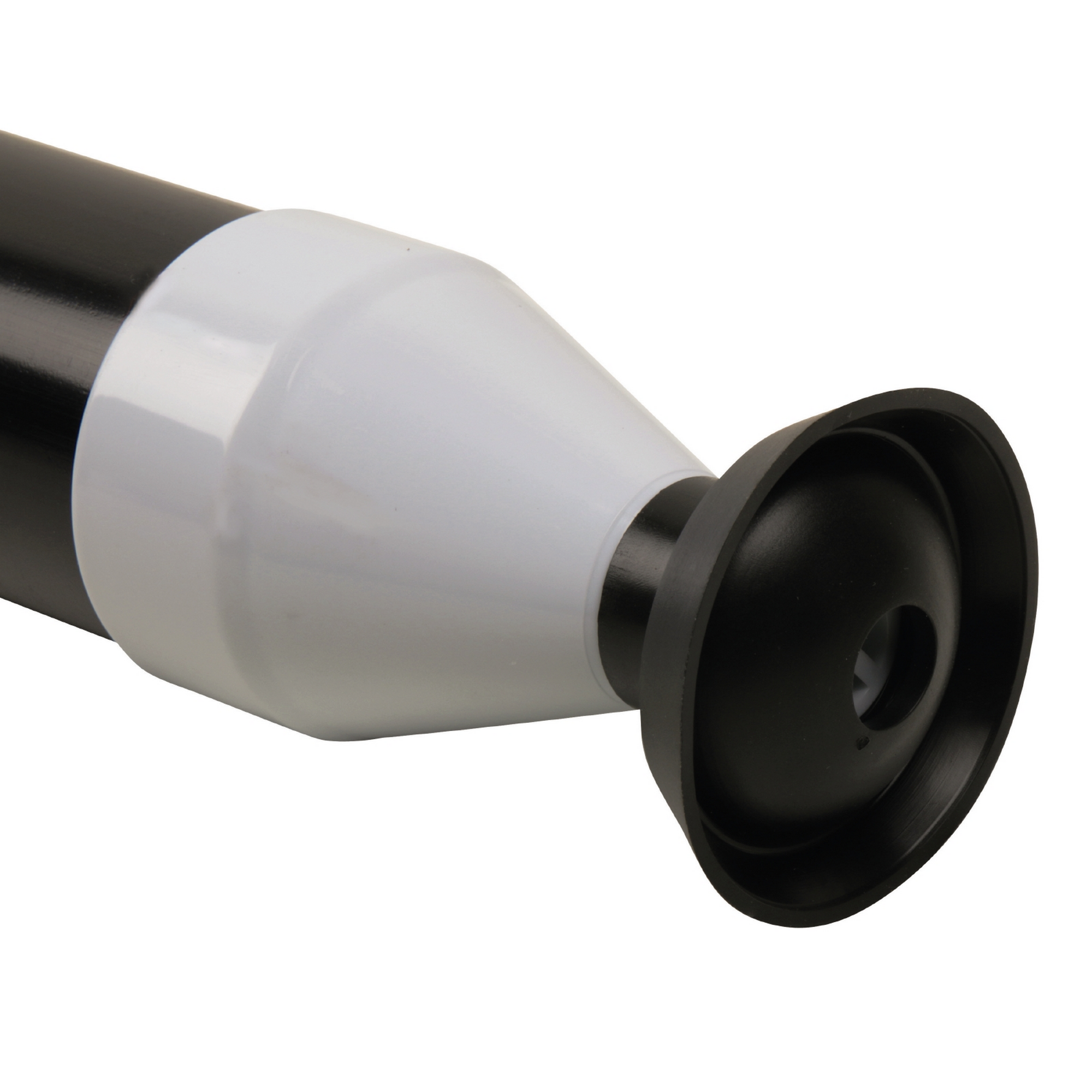 Rohrreingungspumpe schwarz/grau mit Adapter + product picture