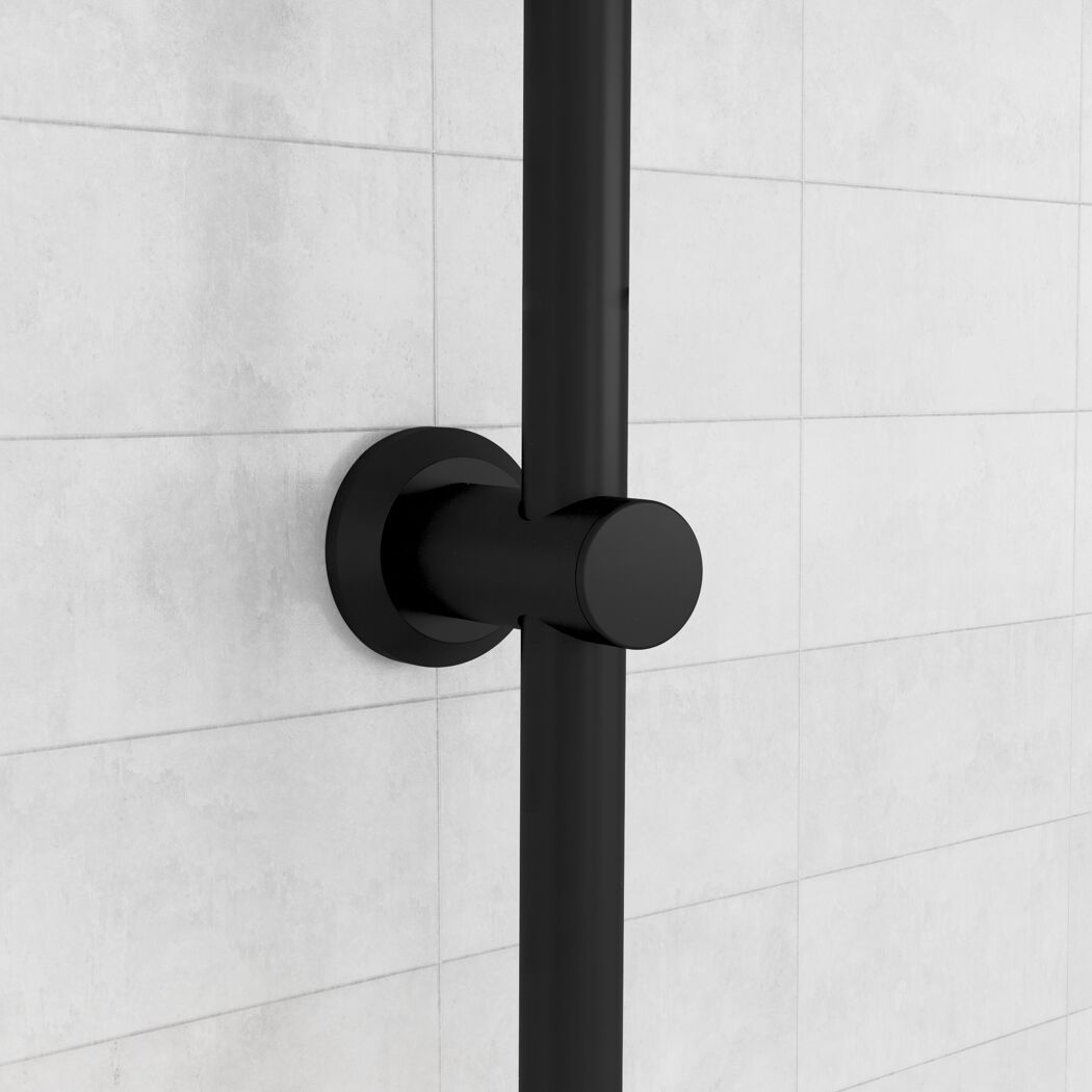 Duschsäule 'Easy Energy' schwarz eckig 97 cm