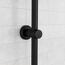 Duschsäule 'Easy Energy' schwarz eckig 97 cm