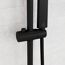 Duschsäule 'Easy Energy' schwarz eckig 97 cm