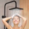 Duschsäule 'Easy Energy' schwarz eckig 97 cm
