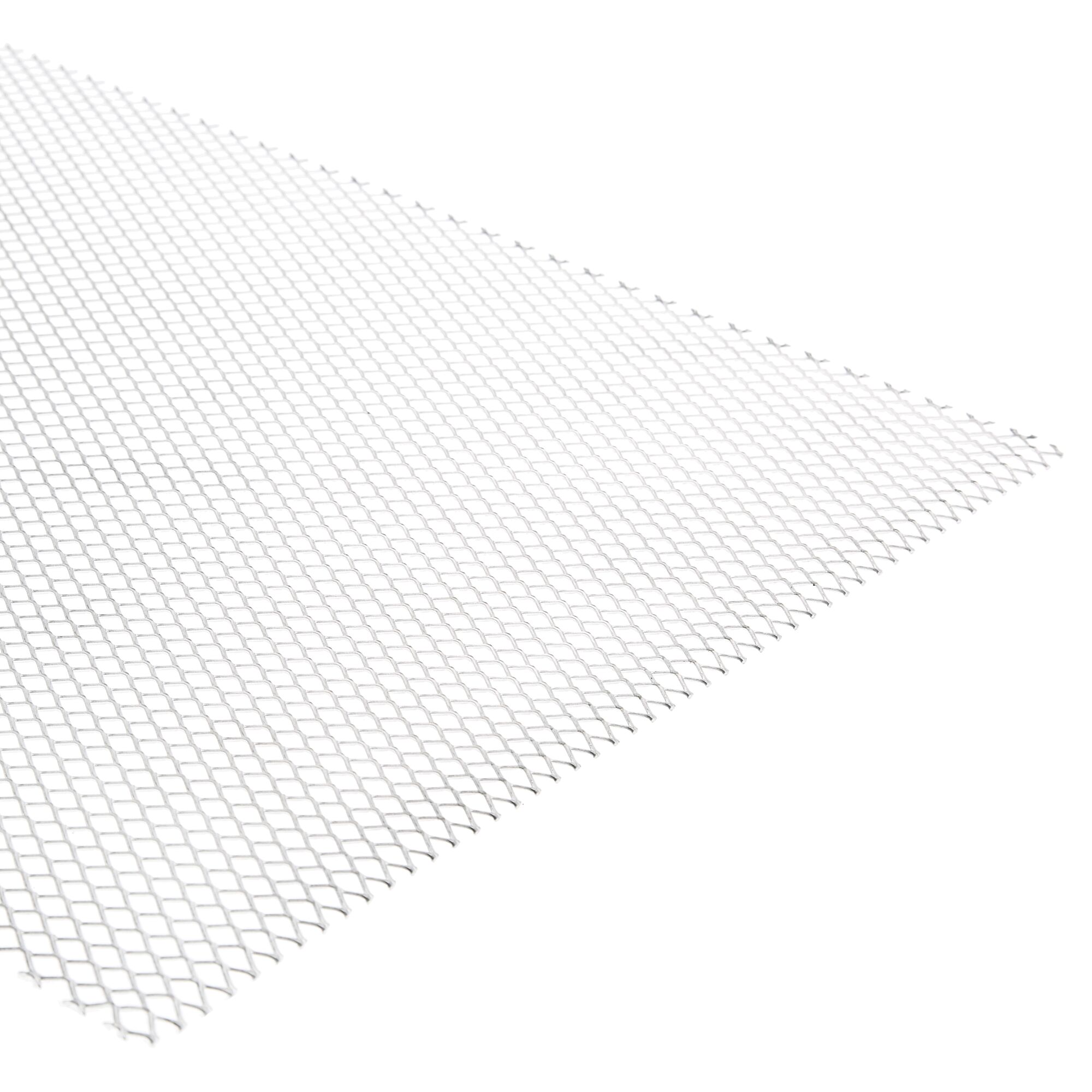 Silbernes Streckmetall