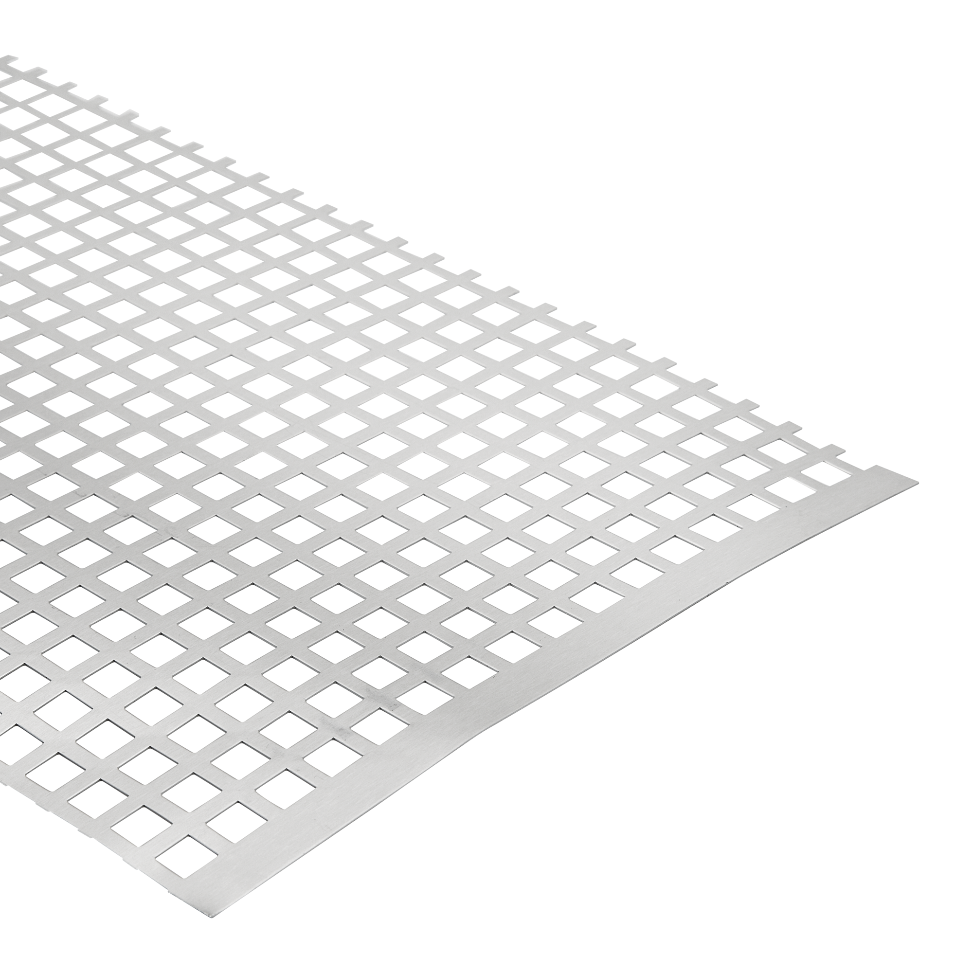 Quadratlochblech Aluminium 100 x 20 cm + product picture