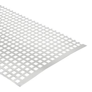 Quadratlochblech Aluminium 100 x 20 cm
