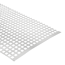 Verkleinertes Bild von Quadratlochblech Aluminium 100 x 20 cm