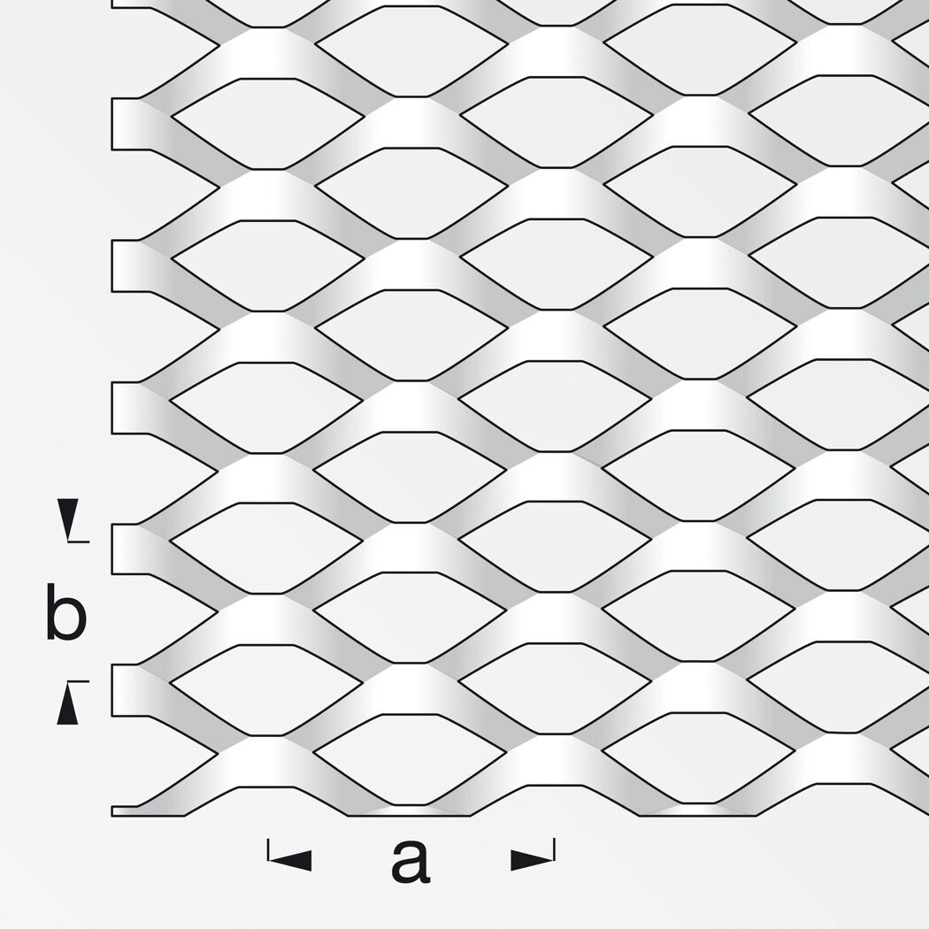 Streckmetall aus Aluminium