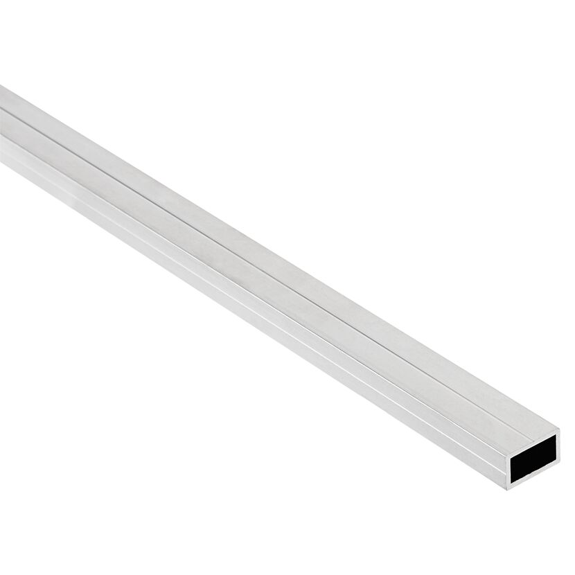 Silbernes Vierkantrohr aus Aluminium