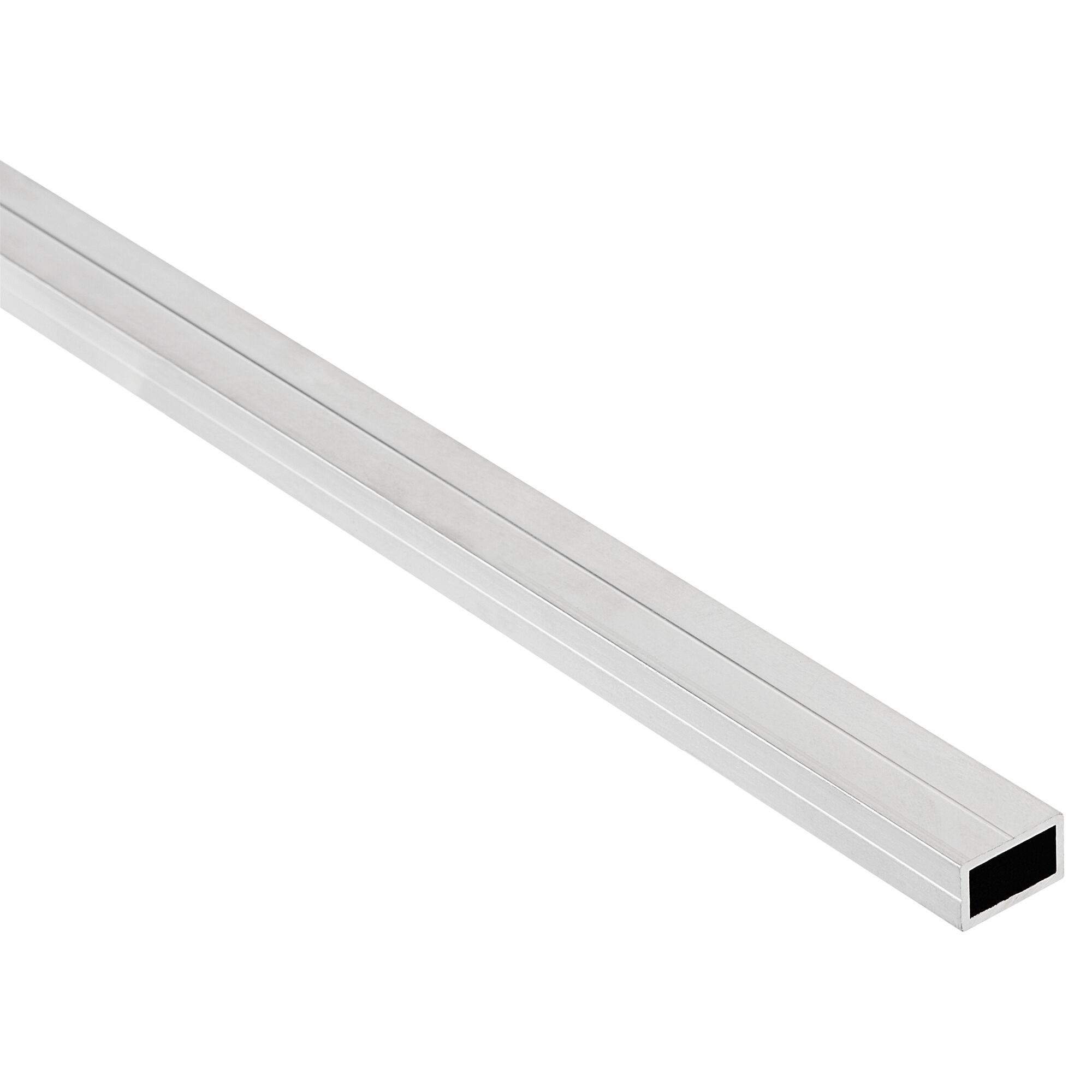 Silbernes Vierkantrohr aus Aluminium