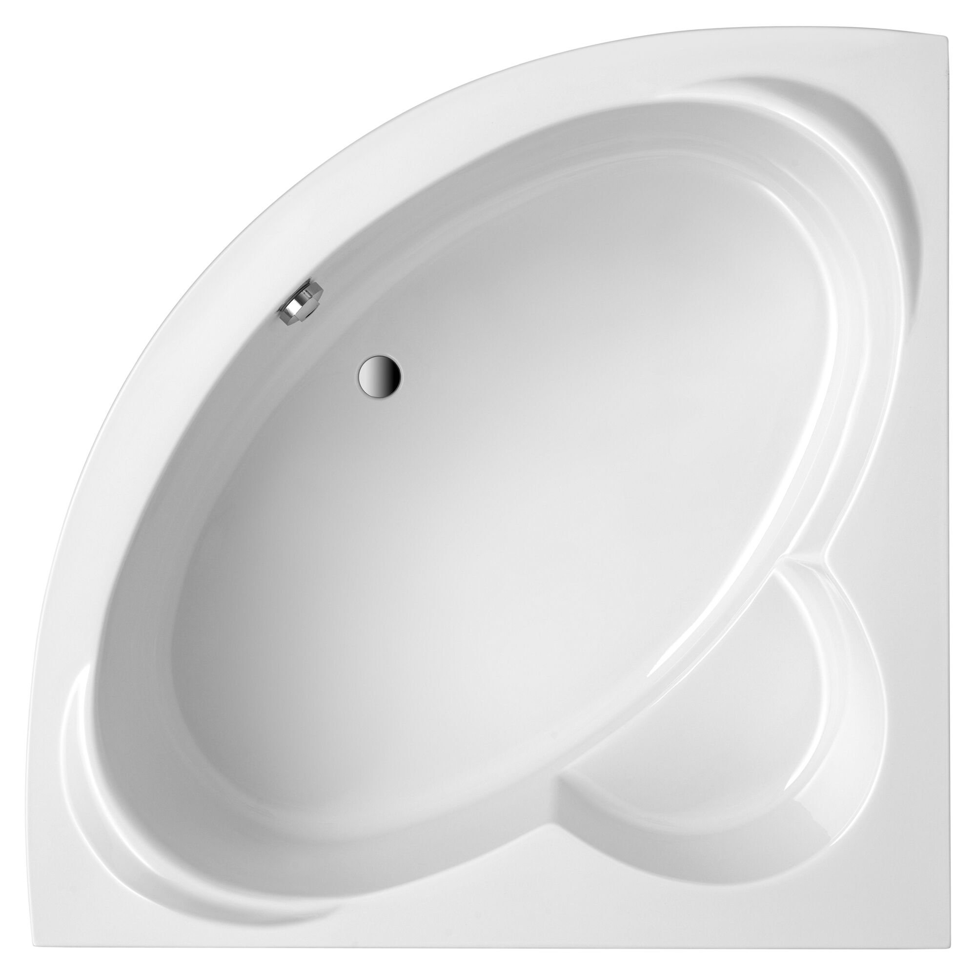 Eckbadewanne Sardinia, 151 x 151 cm, weiß