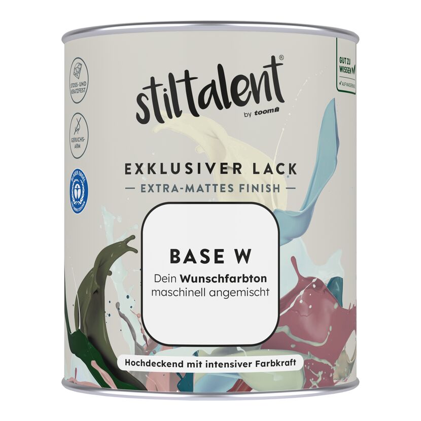 Lack Base 'W' Extra-matt 0,75 l