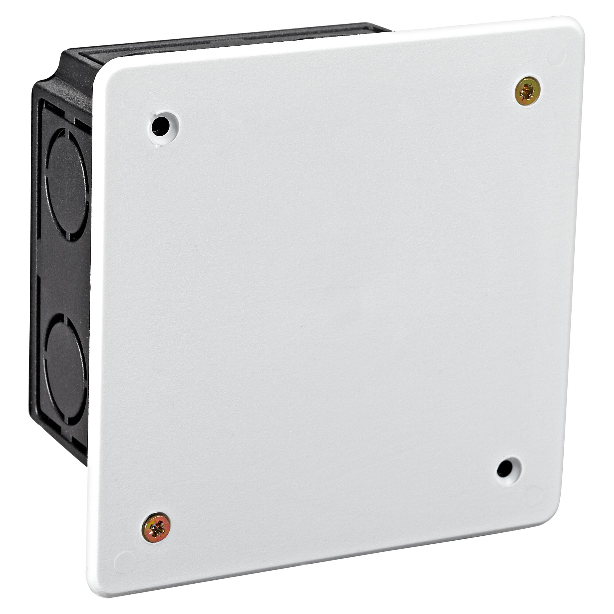 Weißer Abzweigkasten UP