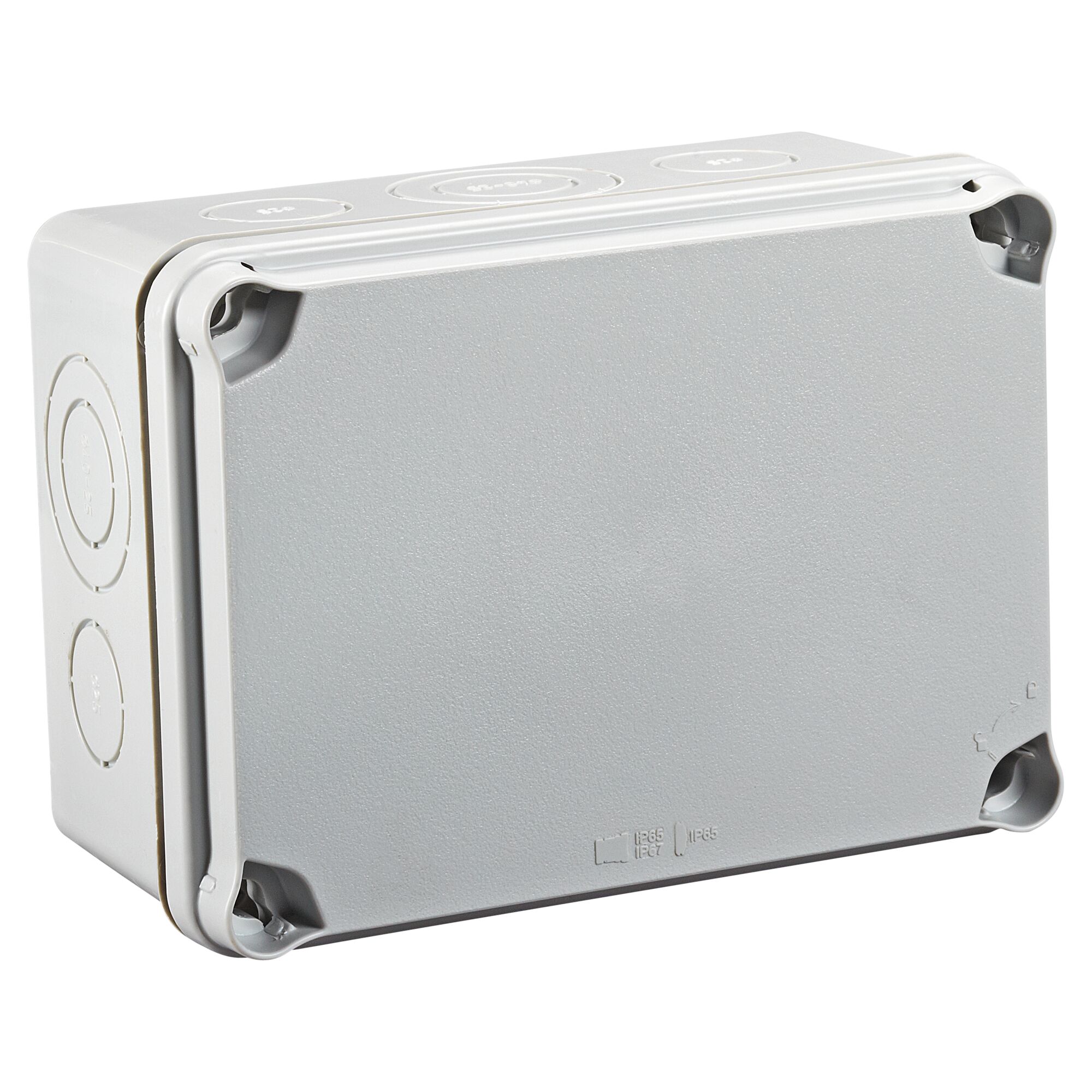 Grauer Abzweigkasten AP IP65 IP67