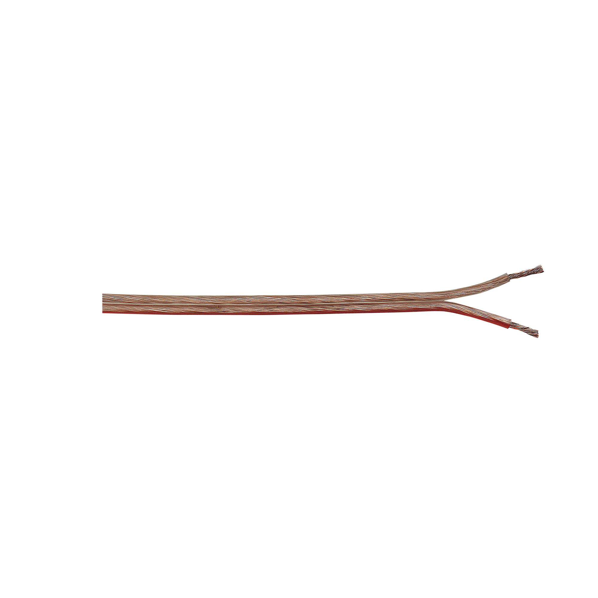 Lautsprecherkabel FL 2 x 0,75 mm² transparent Meterware