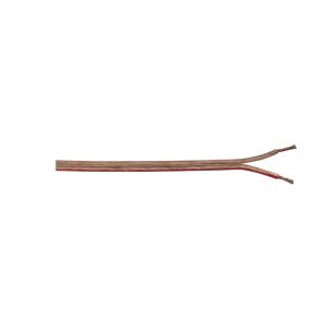 Lautsprecherkabel FL 2 x 0,75 mm² transparent Meterware