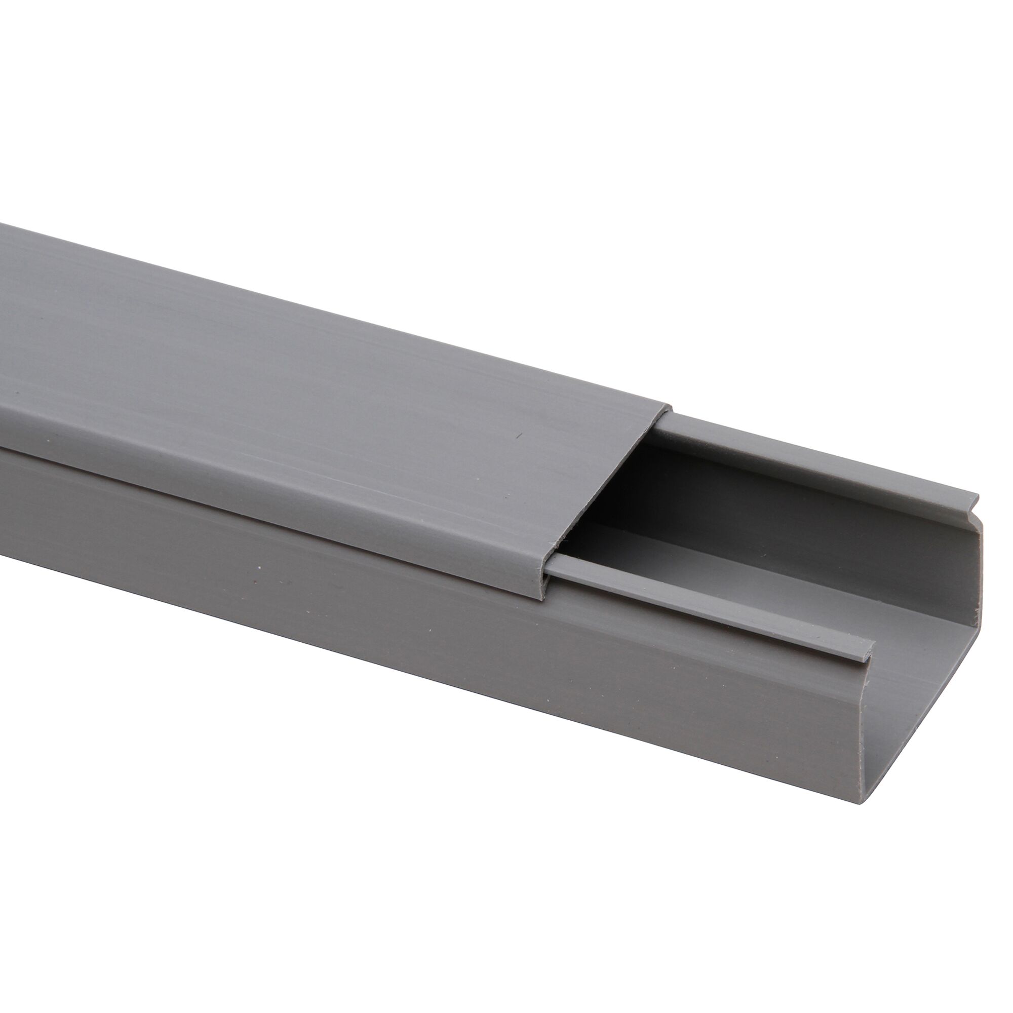 Grauer Kabelkanal 40x25mm 2m