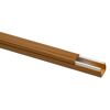 Holzfarbener Kabelkanal 15 x 15 mm