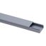Grauer Kabelkanal 30 x 15 mm