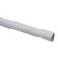 Graues starres ISO-Rohr M20, 2 m lang