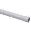 Graues starres ISO-Rohr M20, 2 m lang