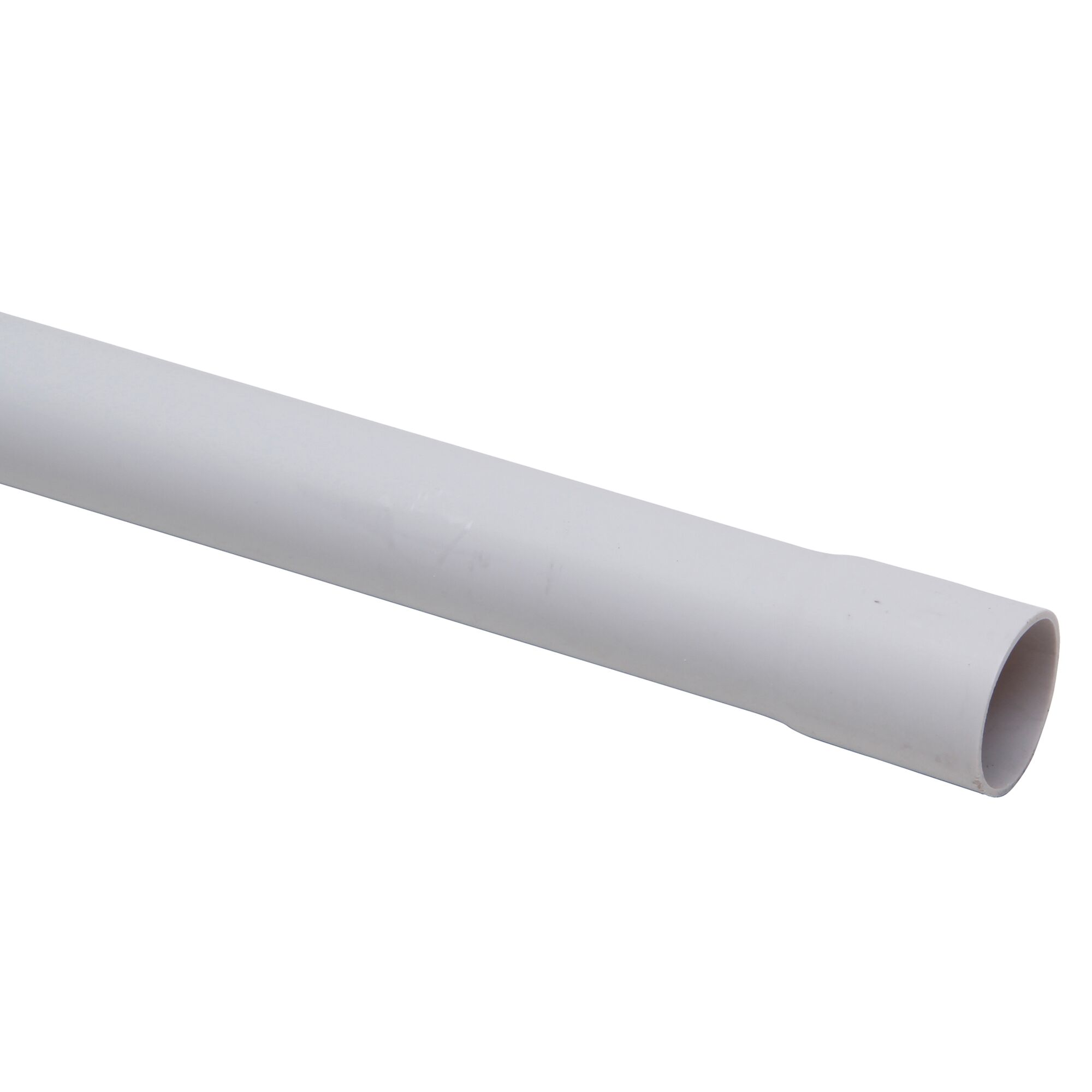 Graues starres ISO-Rohr M20, 2 m lang