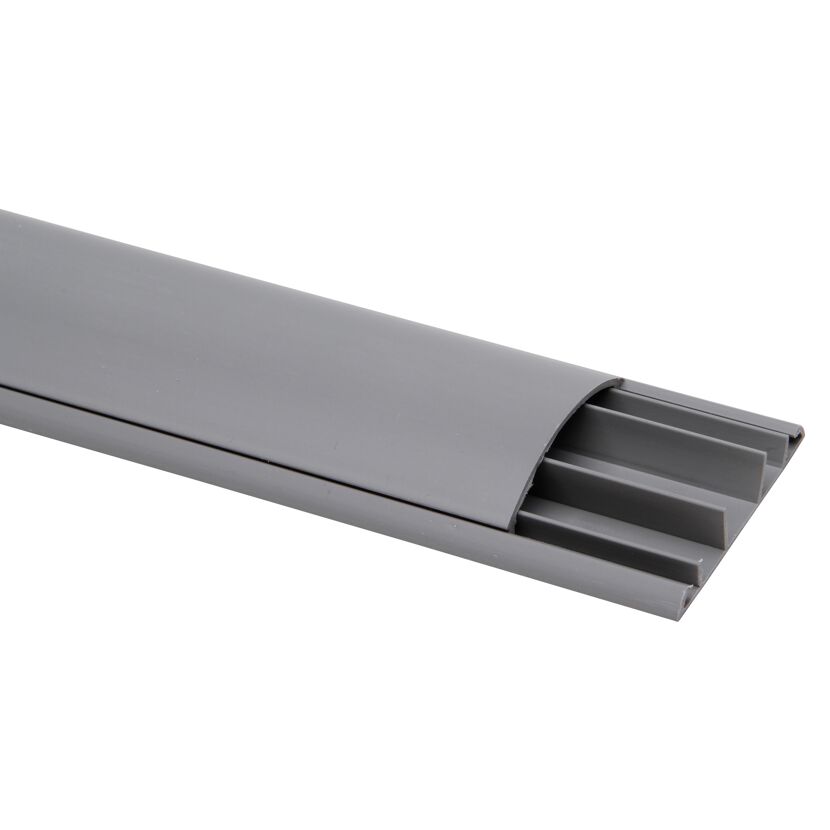 Grauer Bodenkanal 60 x 15 mm