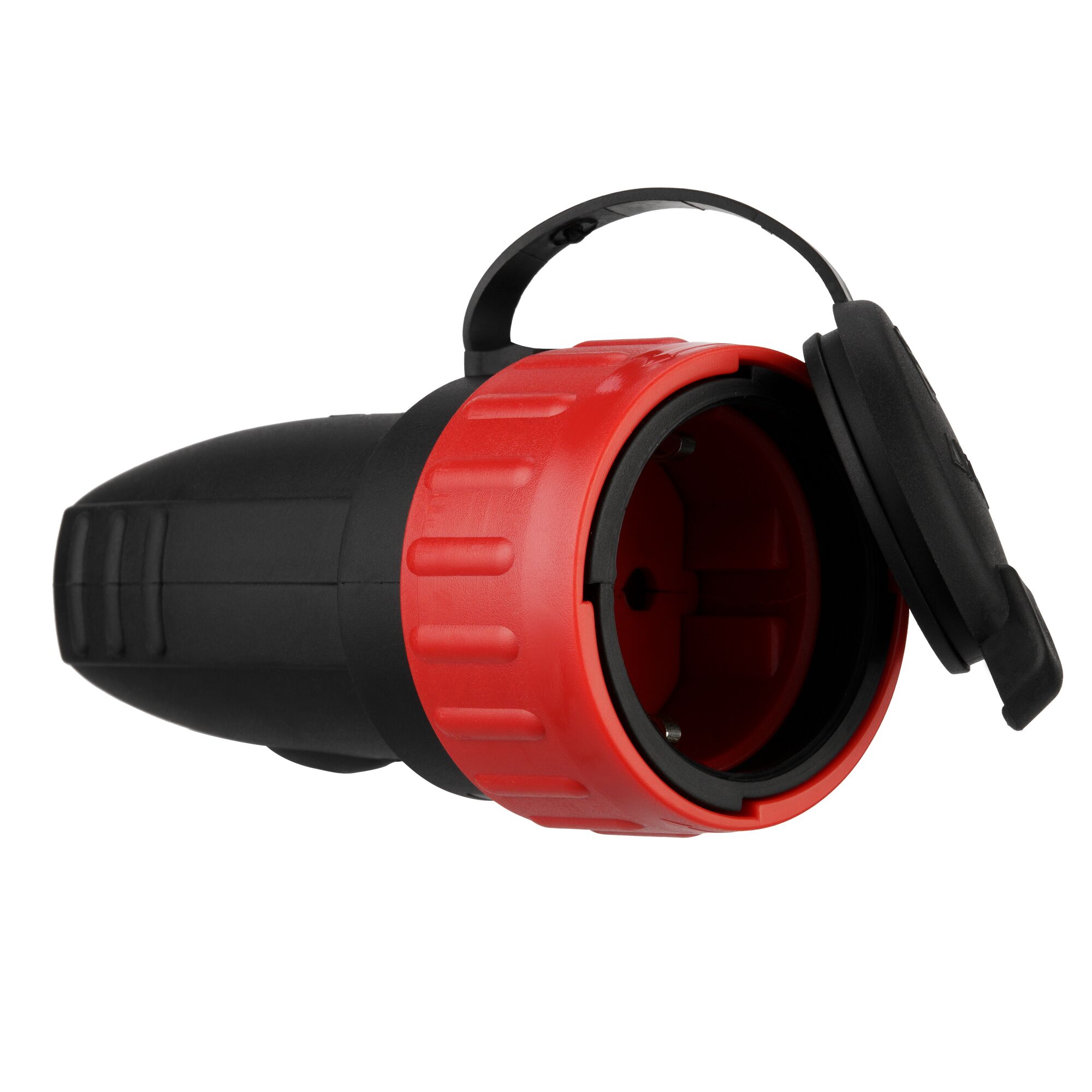 roter und schwarzer Gummistecker