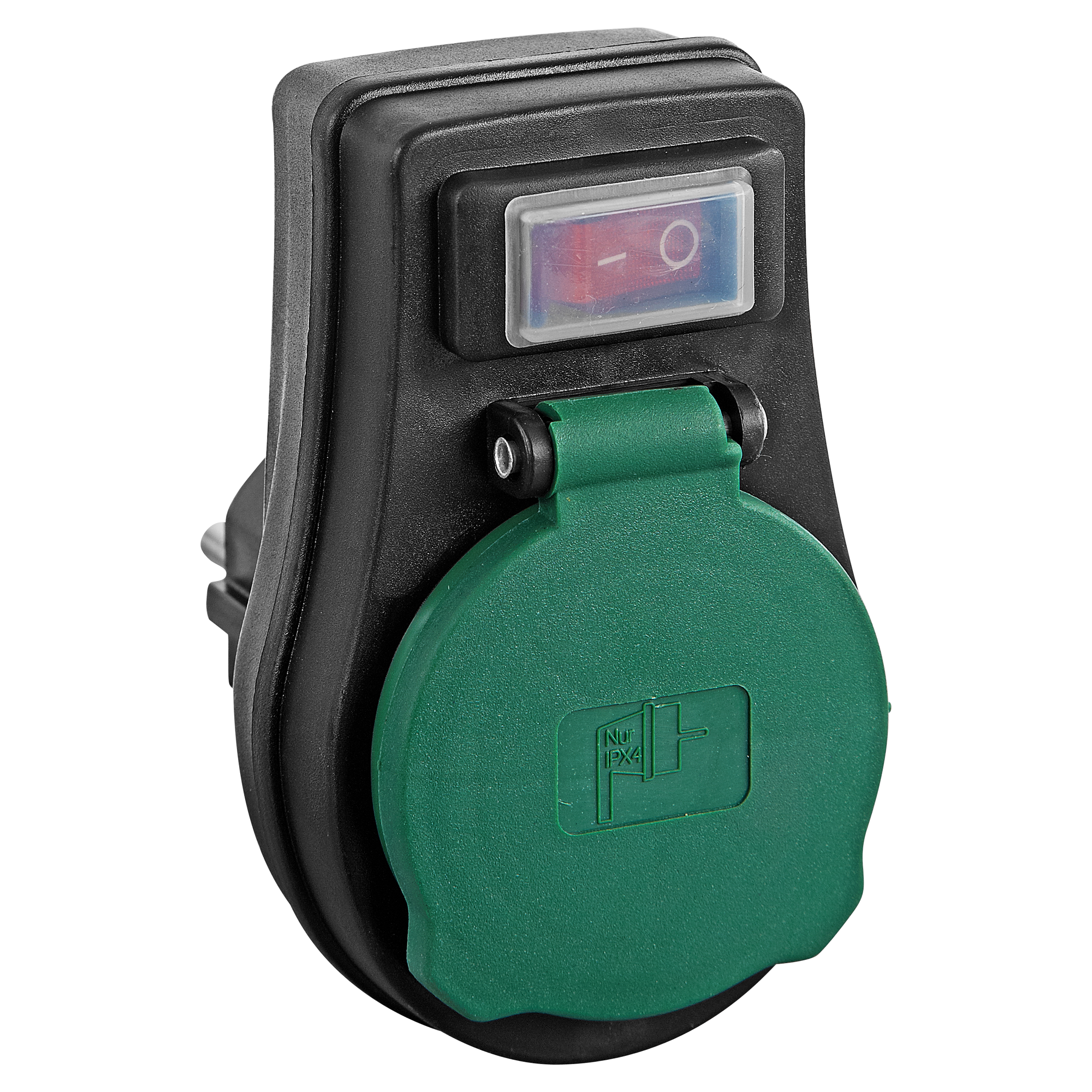 REV Ritter Adapter mit Schalter schwarz/grün