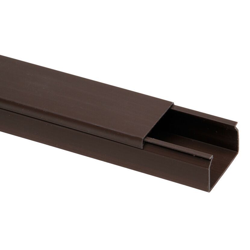 Brauner Kabelkanal 40 x 25 mm
