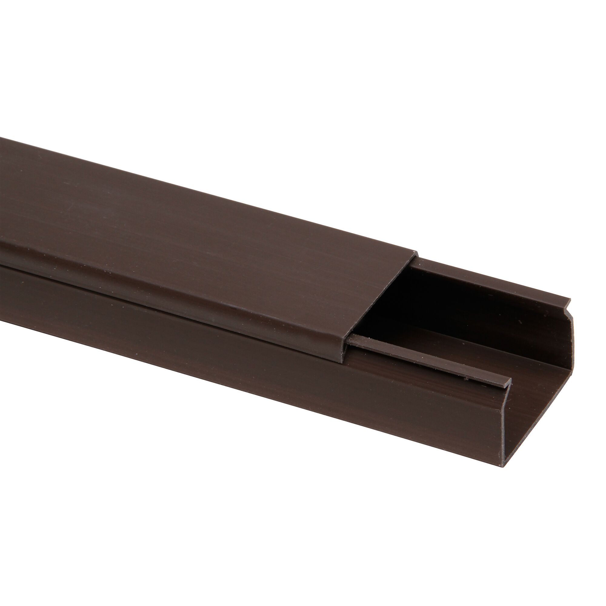 Brauner Kabelkanal 40 x 24 mm