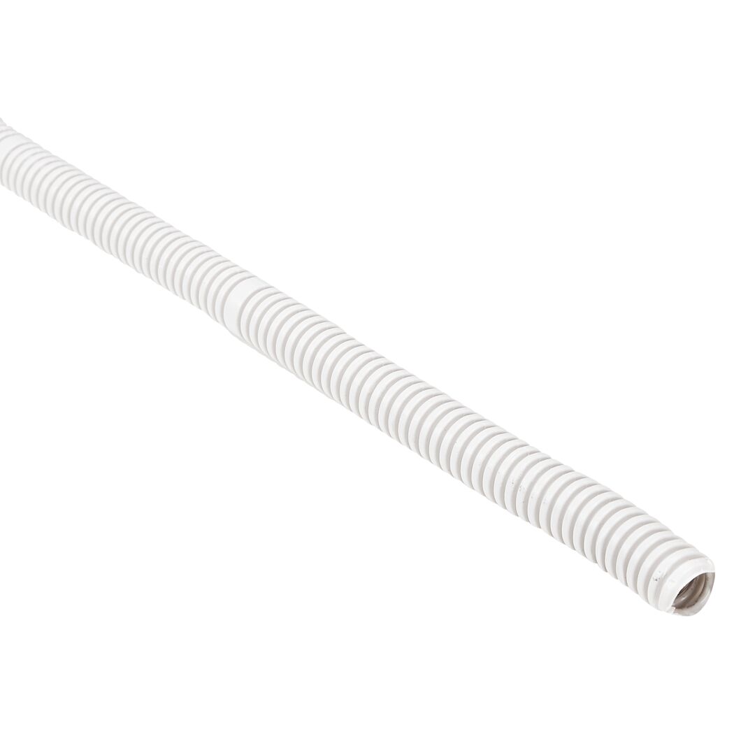 Weißes flexibles Wellrohr