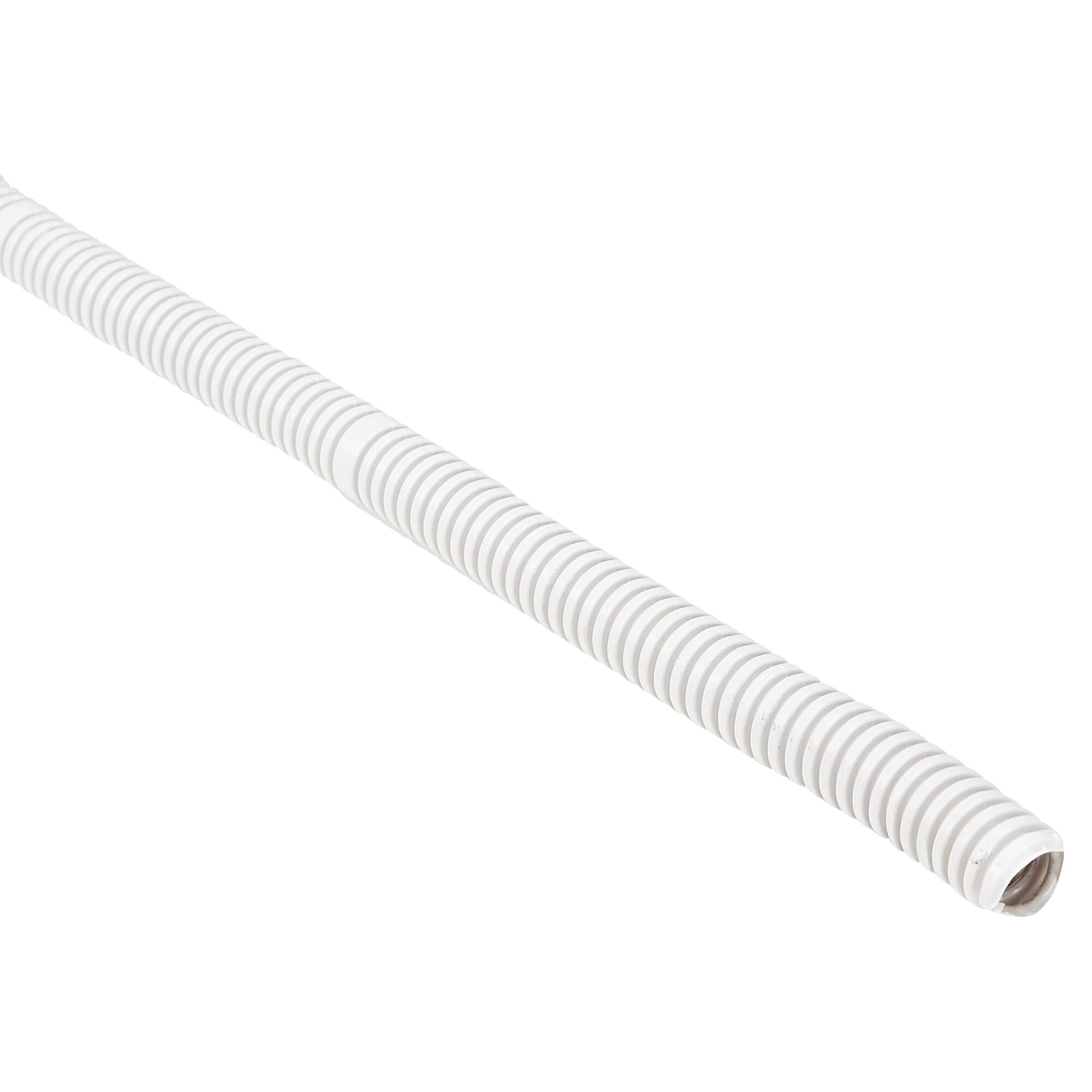 Weißes flexibles Wellrohr