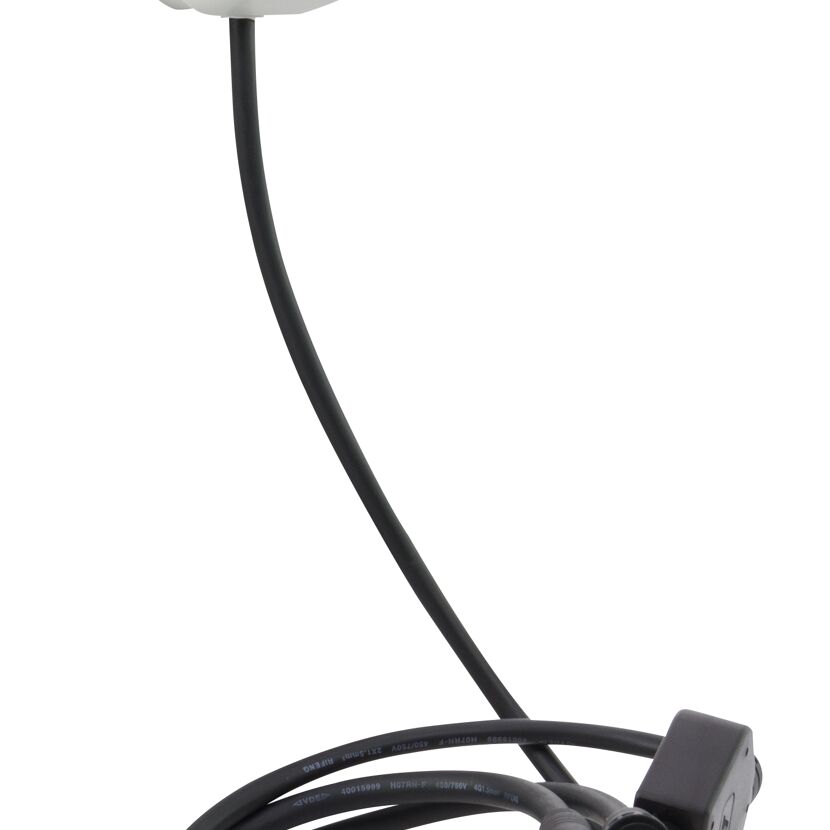 Einbaudose 2-fach für Brüstungskanal mit Kabel und Steckverbindungen