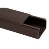Brauner Kabelkanal 60 x 40 mm