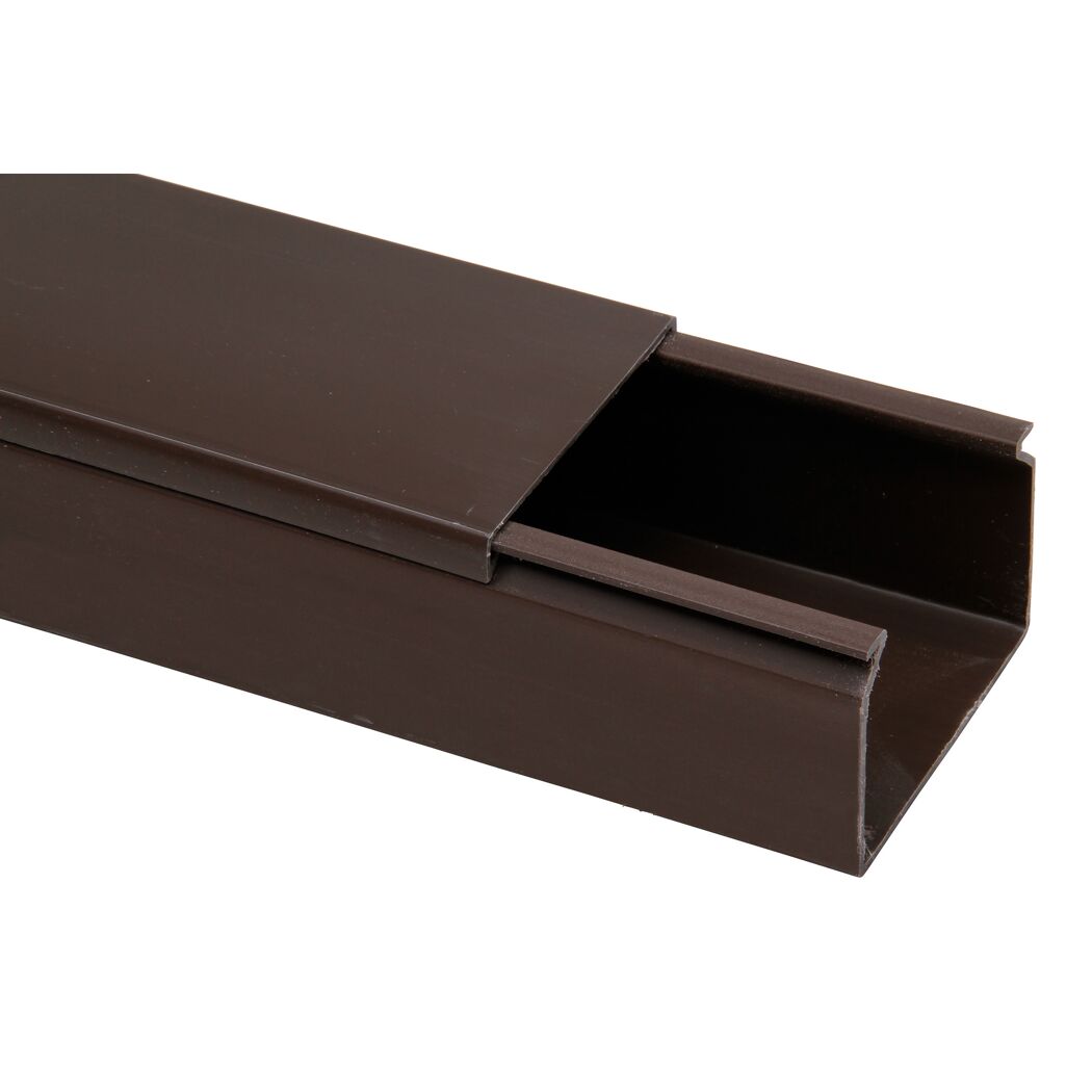 Brauner Kabelkanal 60 x 40 mm