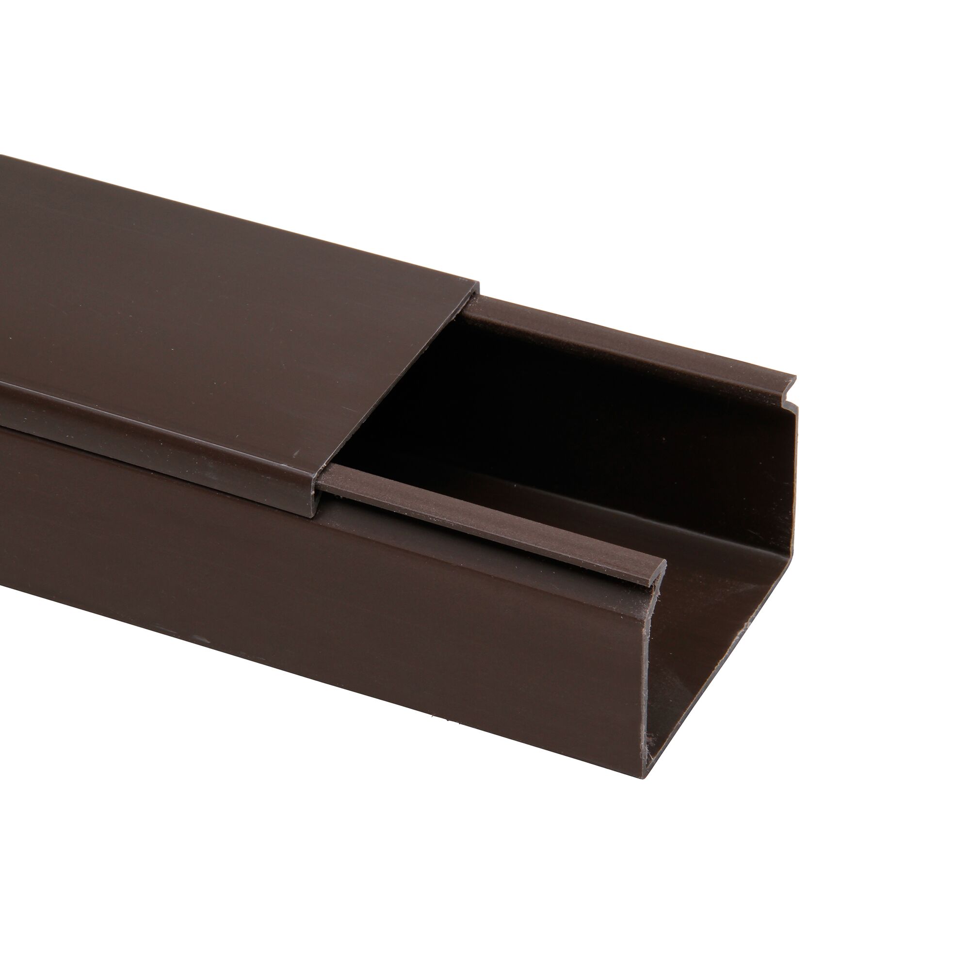 Brauner Kabelkanal 60 x 40 mm