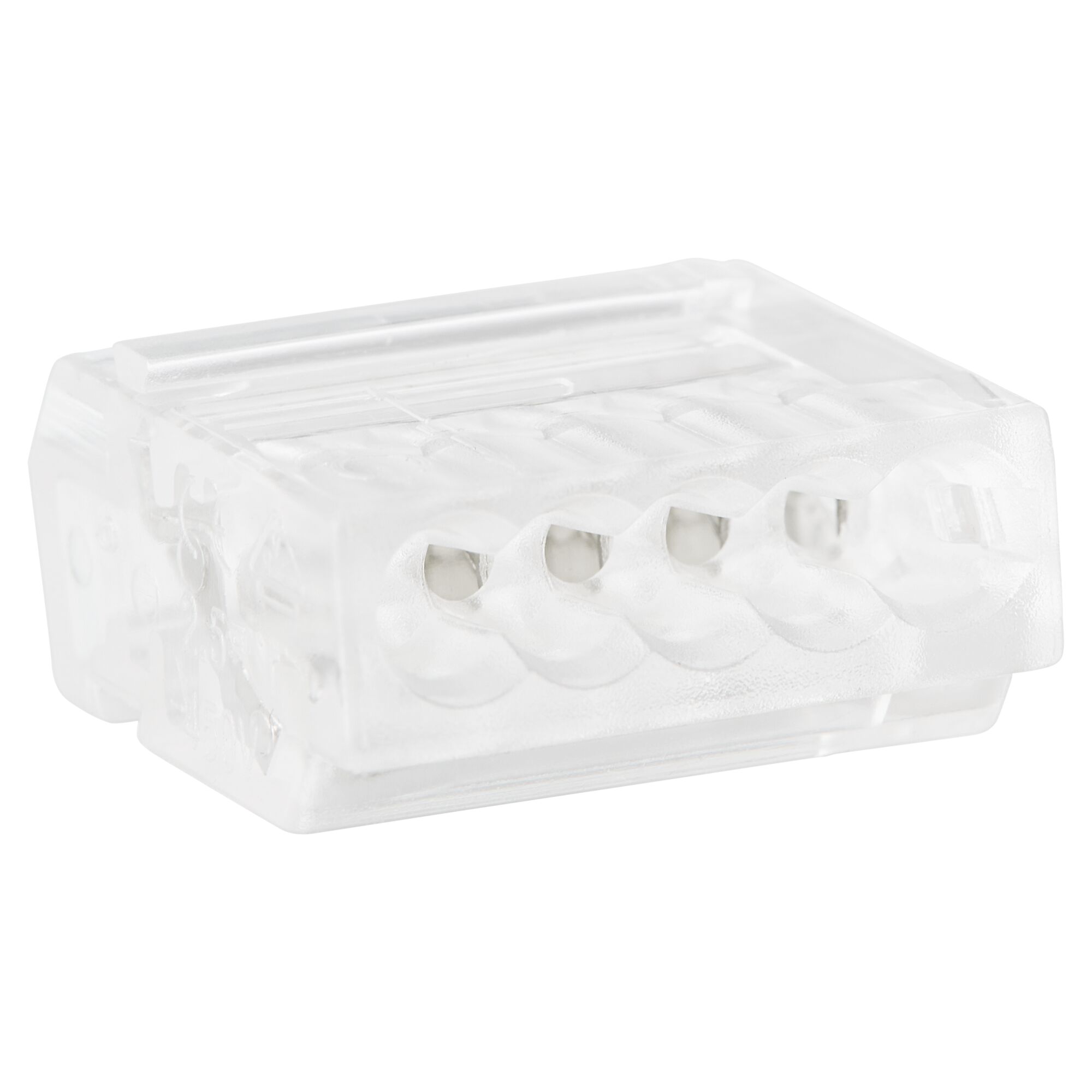 Durchsichtige fünfpolige Steckdosenklemme