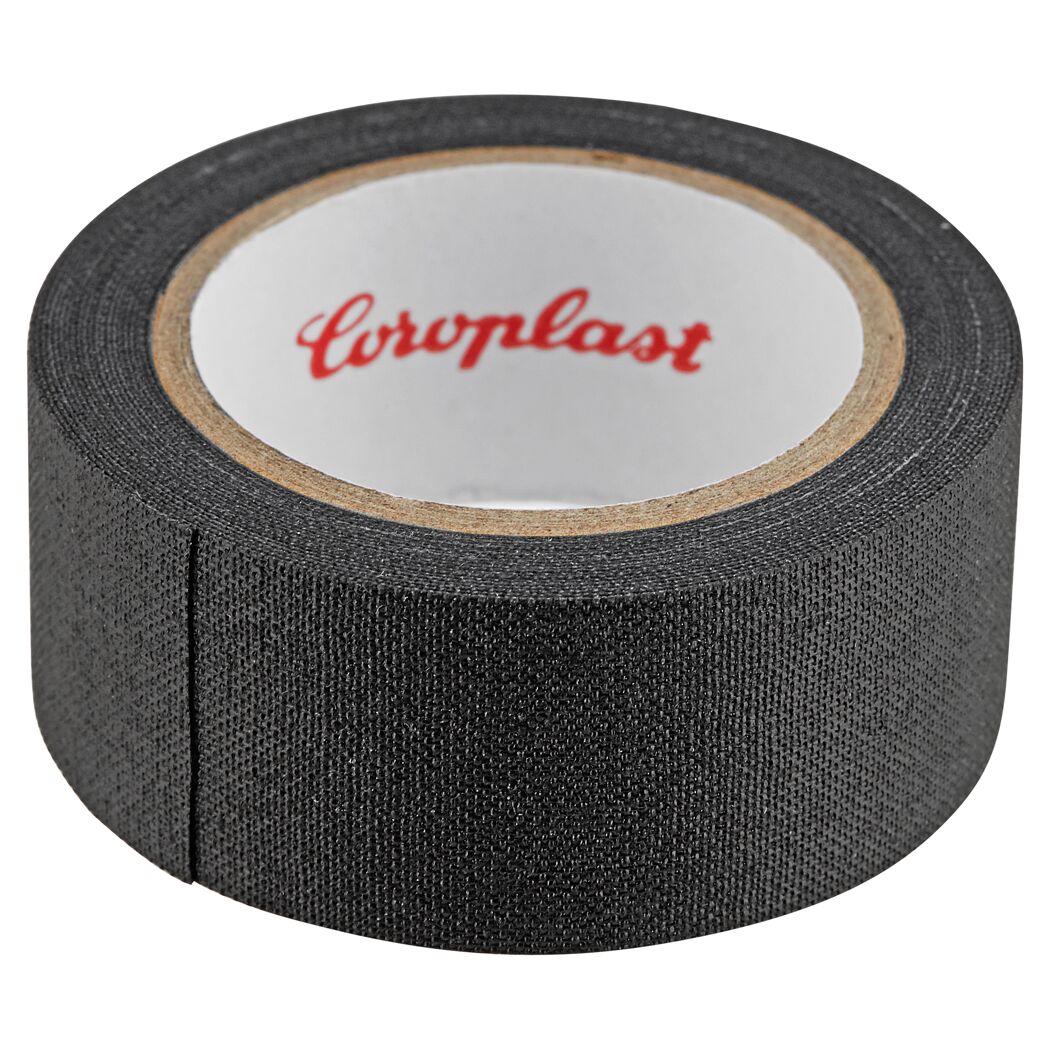 Schwarzes Coroplast Gewebeband