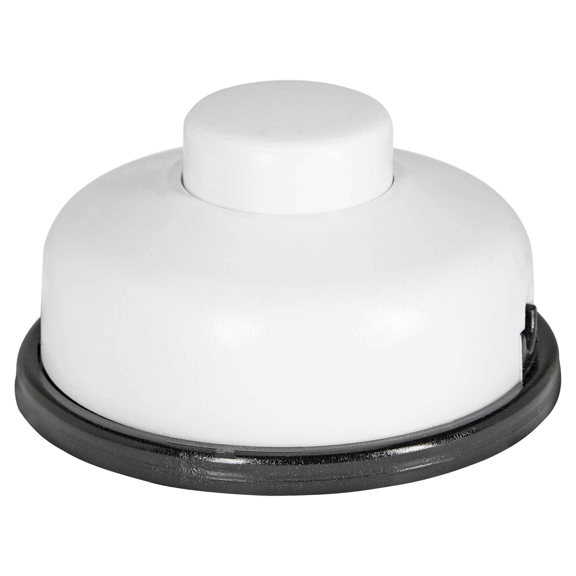 Weißer Fußtretschalter für Halogenlampen