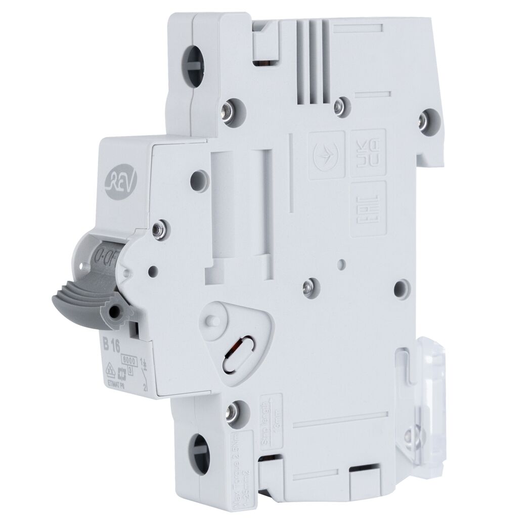 REV LS-Schalter 16A, B, 1-polig