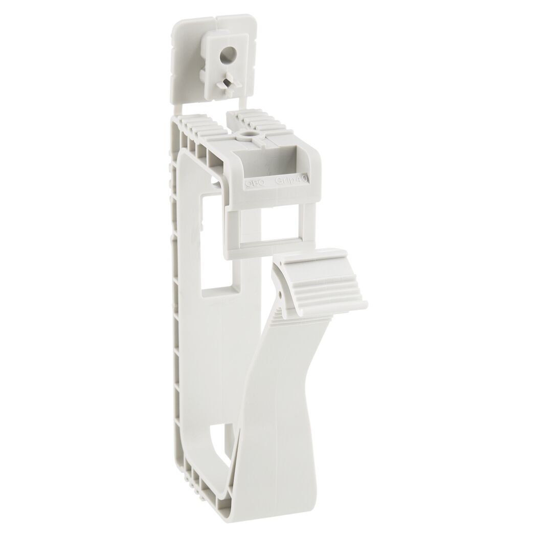 Grauer OBO Grip40 Kabelsammelhalter