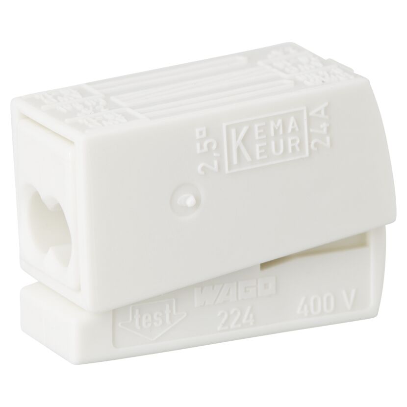 Leuchtenklemmen 2-fach 2,5 mm² 100 Stück