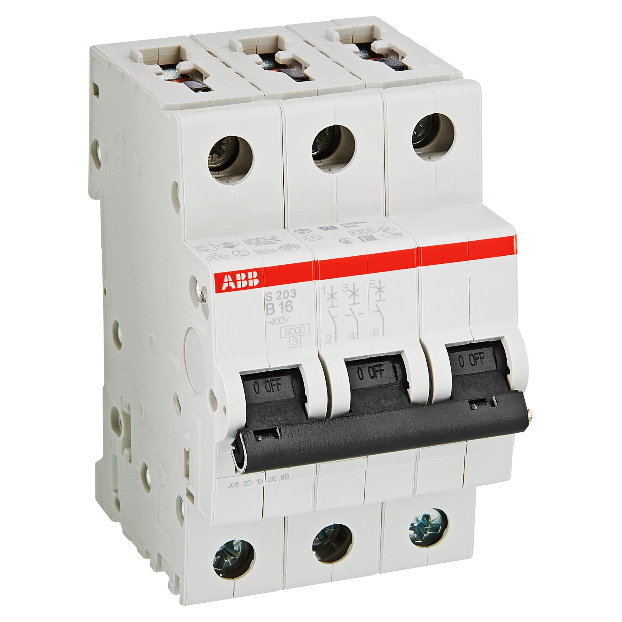 Dreifach-Sicherungsautomat von ABB