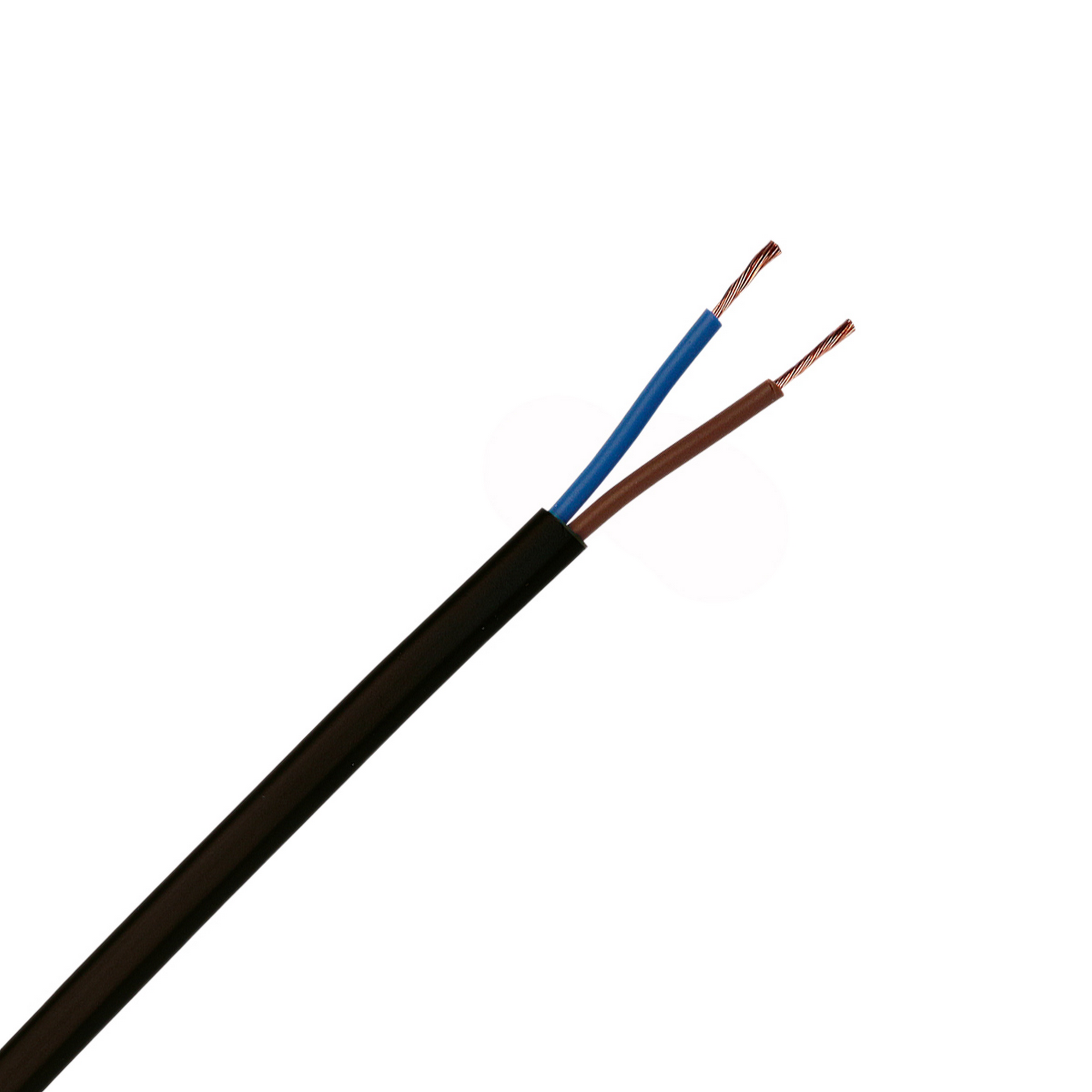 Schlauchleitung H03VVH2-F 2 X 0,75 mm², 5 m