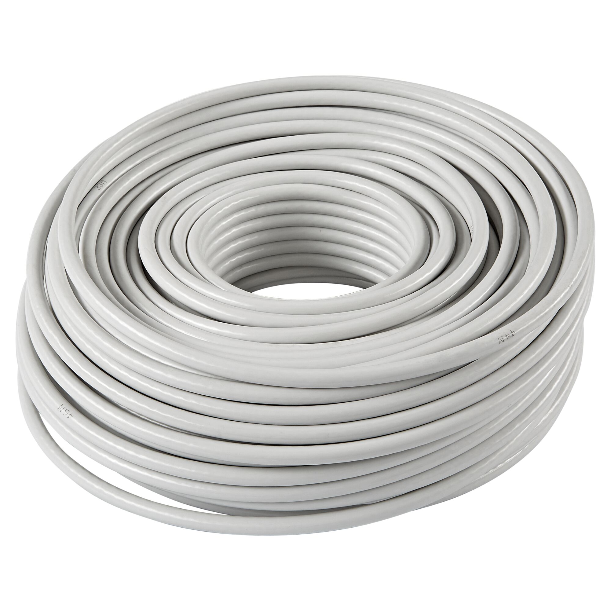 Rolle Koaxialkabel, weiß