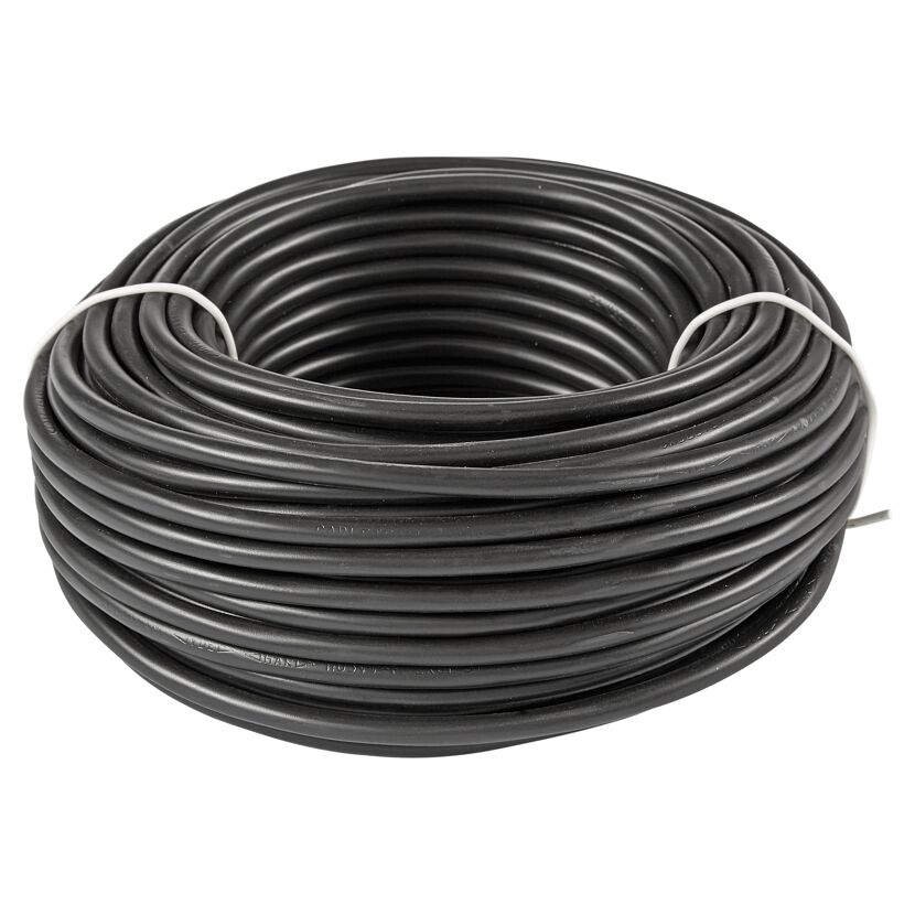Rolle schwarzes Kabel