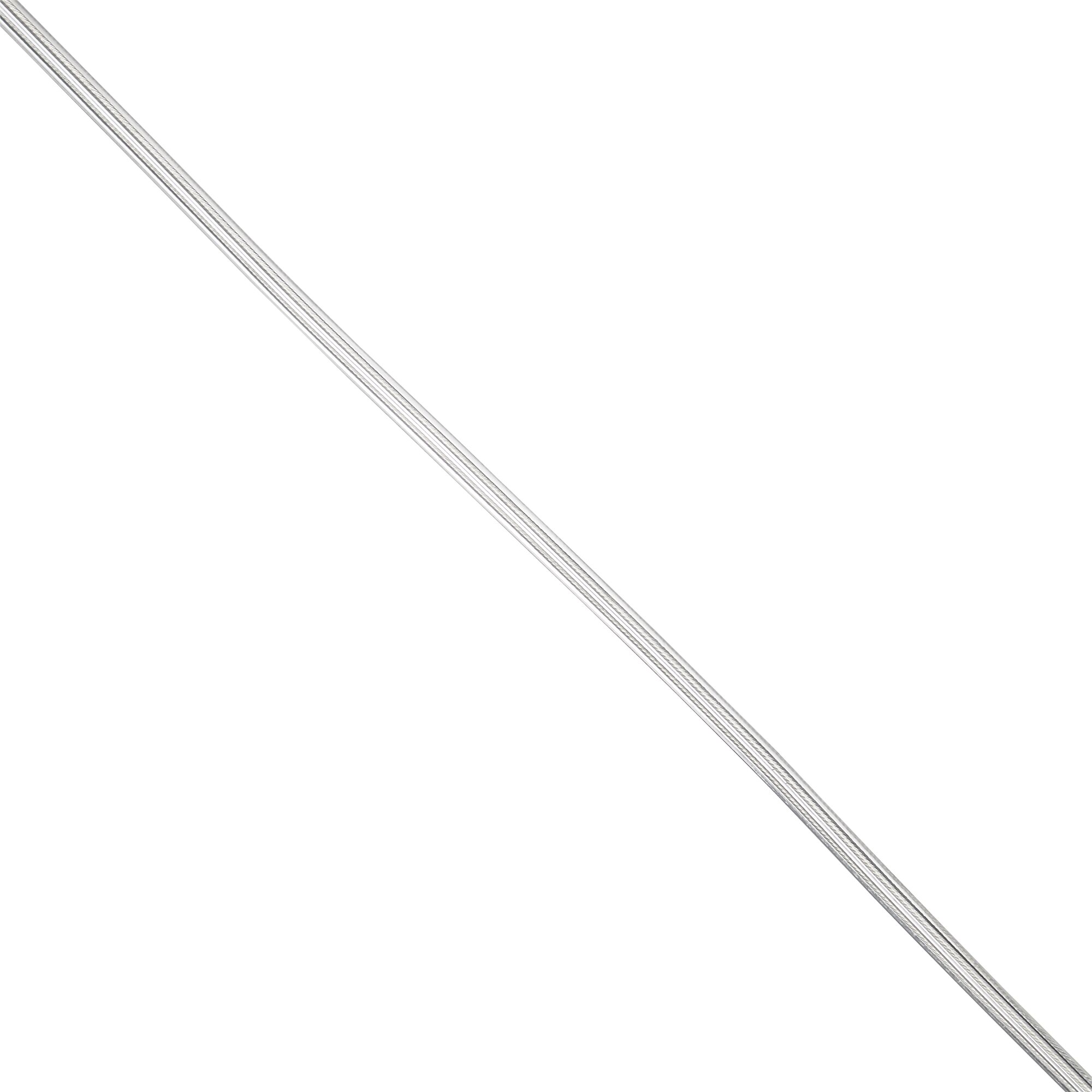 Flache silberne Lampenleitung